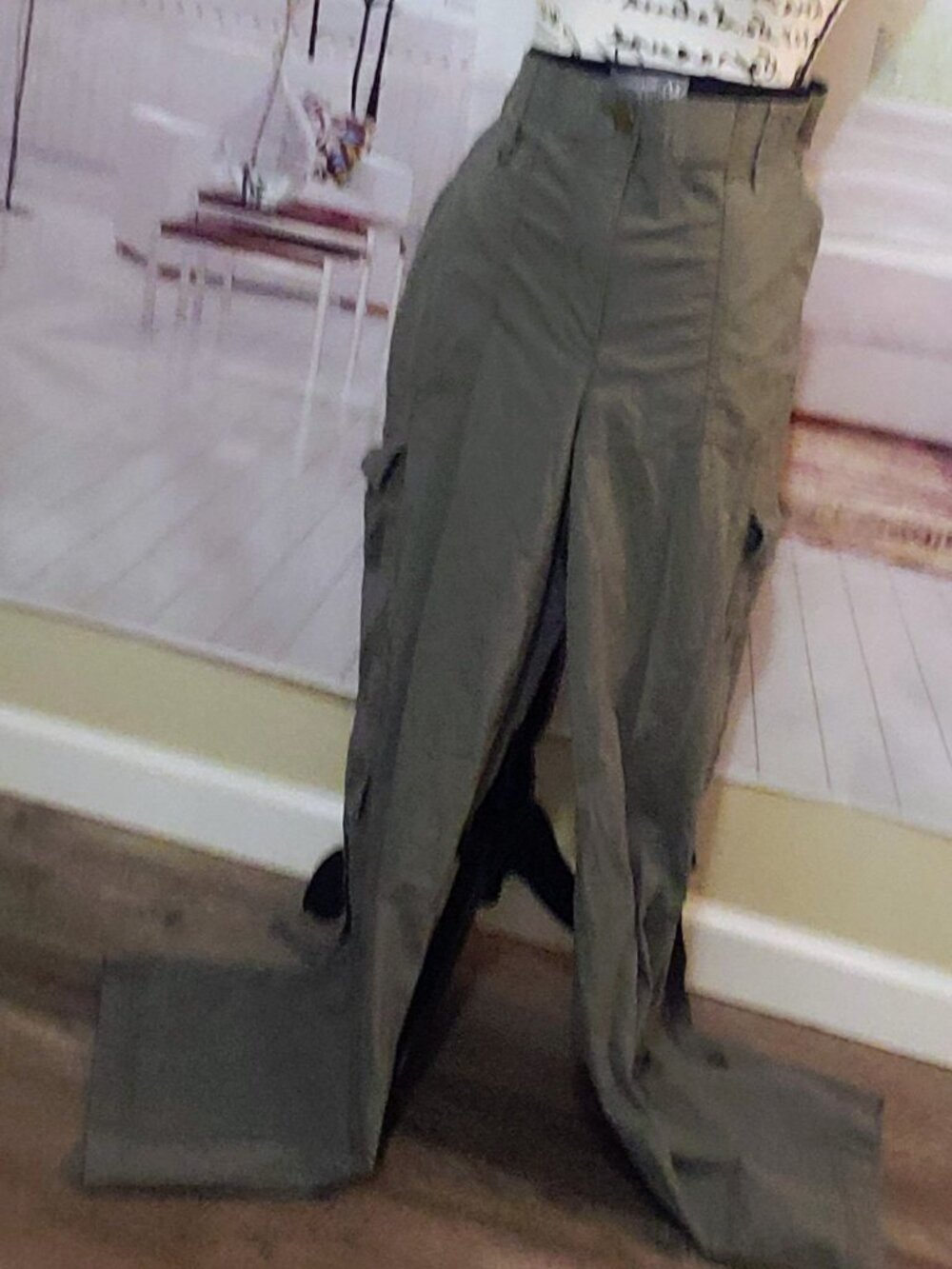Wit and Wisdom, Plus size lightweight chintz, cargo pants, Size 18